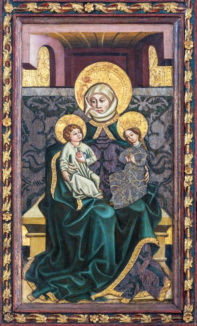 Virgin and Child with Saint Anne by Unbekannt Unbekannt